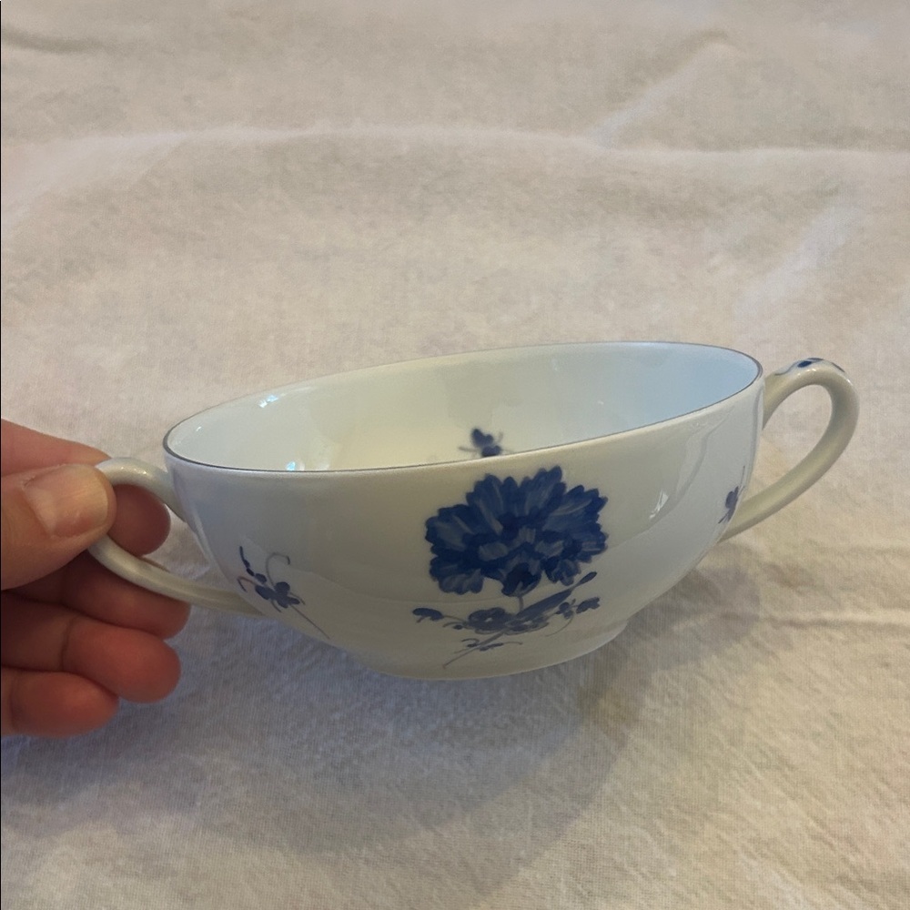 Vintage Limoges France Cream Soup Bowl